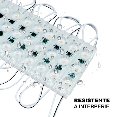 Módulo LED Resistente a Intemperie / 4500 Lúmenes / 110V / Luz Blanca 6 500 K / Hasta 20 Módulos en Serie / No Requiere Transformador.