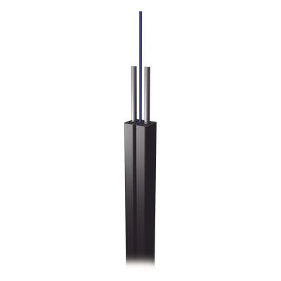 Cable Drop / Fibra Óptica G.657A2 / 1 Hilo Unifibra / LSZH / 1 km / 2.0x3.0 mm / -20°C a +60°C