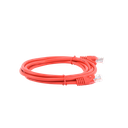 Cable de Parcheo UTP Cat5e - 2.0 Metros (6.56 Pies) - Rojo