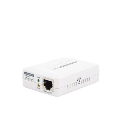 Inyector PoE 802.3af de 1 Puerto 10/100 Mbps (Mid-Span), Hasta 15.4 W