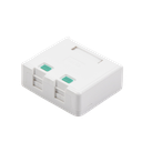 Caja de Pared con 2 Puertos Keystone, No Incluye Jacks