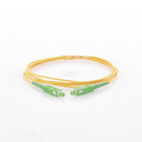 Jumper de Fibra Óptica Monomodo SC/APC SC/APC Simplex, color amarillo, 2 metros