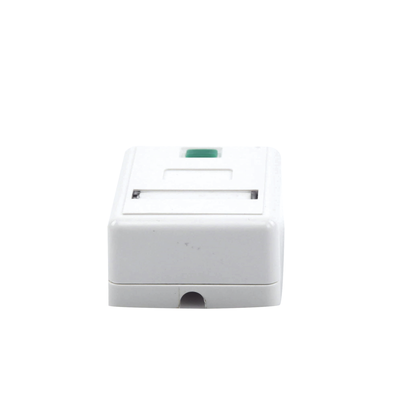 Caja de pared con 1 puerto Keystone, no incluye jack