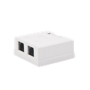 Caja de Pared con Jack UTP Cat5e y Jack RJ11 Telefónico
