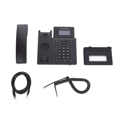 Teléfono IP Grado Operador, 2 líneas SIP con 4 cuentas, PoE, codec Opus, IPV4/IPV6 con gestión en la nube GDMS