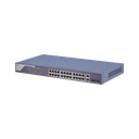 Smart Switch PoE+ Administrable / 24 puertos 10/100 Mbps PoE+ (hasta 300 m) + 2 puertos 10/100/1000Mbps + 2 Puertos SFP Uplink / 370 W / Hik-PartnerPro y Hik-Central