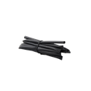 Tubo Termoencogible (Termofit) Negro de 1.2 m, 1/8" de Diámetro, Reduce de 2:1, Poliolefina.