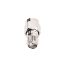 Adaptador en Línea de Conector SMA Macho Inverso a SMA Hembra, Níquel/ Oro/ Teflón.
