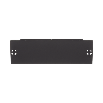 Placa Ciega FAP, Para Reservar Espacio de Uso Futuro en Paneles de Fibra Óptica, Color Negro