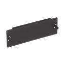 Placa Ciega FAP, Para Reservar Espacio de Uso Futuro en Paneles de Fibra Óptica, Color Negro