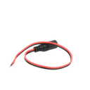 Cable con Conector Hembra, Alimentación para Vcc con Puntas Libres.