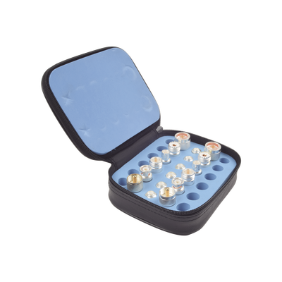 Kit de 18 Adaptadores TELE-DAPT RF 2000 con Estuche.
