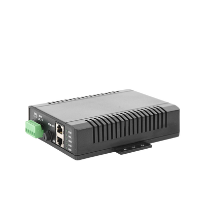 Controlador Solar POE, Entrada 12 Vcc Hasta un Panel Solar de 125 Watts, Salida PoE Pasivo en 48 Vcc Hasta 20 Watts Máximo.