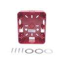 Caja Trasera Resistente a la Intemperie, Roja (para usar con la serie de estrobos HE) (0500-06360) De Hochiki
