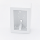 Caja de Registro Universal, color blanco de PVC auto extinguible (7902-02001)