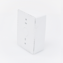 Caja de Registro Universal, color blanco de PVC auto extinguible (7902-02001)