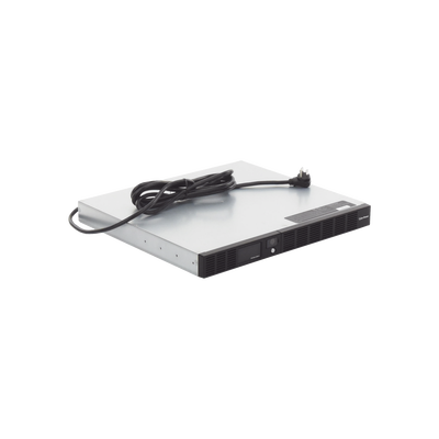 UPS de 1000 VA/600 W, Topología Línea Interactiva, Entrada 120 Vca NEMA 5-15P, Tipo Rack 1 UR, Con 6 Tomas NEMA 5-15R