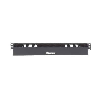 Organizador de Cables Horizontal PatchLink, Sencillo (Solo Frontal), Para Rack de 19in, 1UR