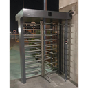 Torniquete Sencillo / Cuerpo Completo / Interior/Exterior / 100% Acero con Pintura Gris / EJE CENTRAL de Acero Inoxidable /Acabado de Lujo / Alto Tráfico