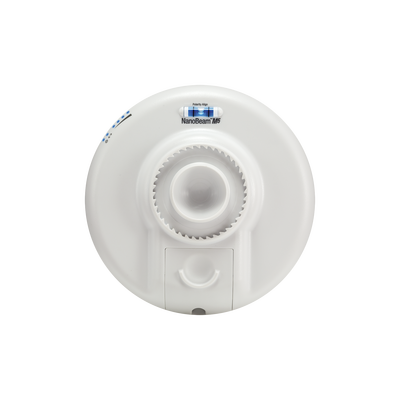 NanoBeam airMAX M5 CPE, hasta 150 Mbps, 5 GHz (5150 - 5875 MHz) con antena integrada de 16 dBi