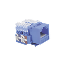 Módulo Jack 110 Cat6, Keystone para faceplate - Color Azul