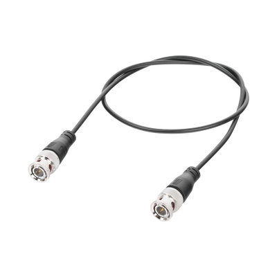 Cable Coaxial Armado con Conector BNC (Video) / Longitud de 2.2 Metros (7.22 Pies) / Optimizado para Cámaras 4K / Uso en Interior