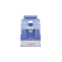 Módulo Jack 110 Cat6, Keystone para faceplate - Color Azul
