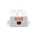 Inyector POE para Aplicación Solar, Entrada 9-36 Vcc, Salida Pasivo en 24 Vcc 10/100/1000 Mbps, Hasta 19 Watts