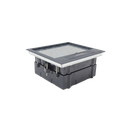 Caja de Piso para Cuatro Módulos Universales (Socket M4), para Alimentación Eléctrica y Redes de Datos (11000-43401) No Incluye Faceplates