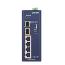Switch PoE Industrial No Administrable de 4 Puertos PoE 10/100/1000T 802.3at, 2 Puertos SFP 10/1000X