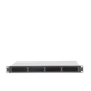 Distribuidor de fibra óptica vacio 19in, Acepta 4 placas Acopladoras de Linkedpro, hasta 48 fibras, 1UR, Incluye charola de empalme