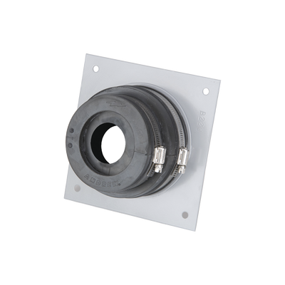 Placa y Goma Pasamuro para Cable Coaxial de 1-1/4