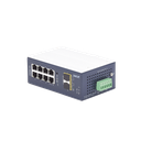 Switch Industrial Administrable Capa 2, 8 Puertos 10/100/1000T, 2 Puertos SFP 1G / 2.5 G BASE X