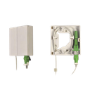 Caja Terminal de Fibra Óptica (Roseta) con un Acoplador SC/APC, color Blanco