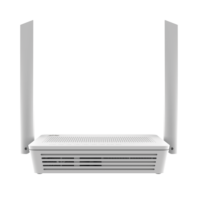 ONT GPON WiFi doble banda (2.4/5 GHz), 2 puertos LAN GE + 2 FE, conector SC/APC, hasta 867 Mbps
