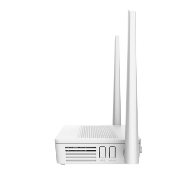 ONT GPON WiFi doble banda (2.4/5 GHz), 2 puertos LAN GE + 2 FE, conector SC/APC, hasta 867 Mbps