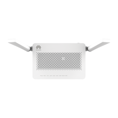 ONT GPON WiFi doble banda (2.4/5 GHz), 2 puertos LAN GE + 2 FE, conector SC/APC, hasta 867 Mbps