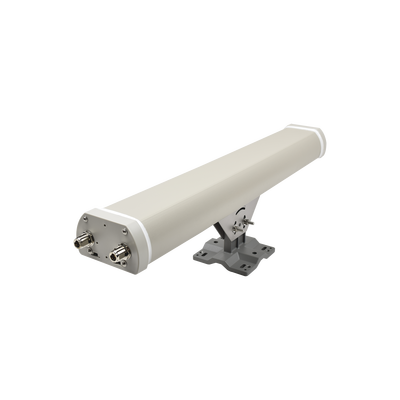 Antena Sectorial de 70° de Apertura en 2.4 GHz de 14 dBi  de Ganancia, Con 2 Conectores N-Hembra, Polaridad Cruzada
