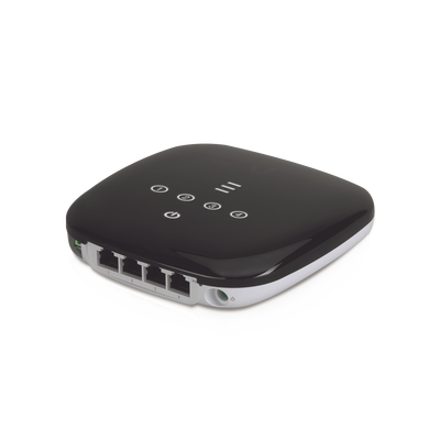 UFiber WiFi 802.11n GPON ONU, Unidad de red óptica con 1 puerto WAN GPON (SC/APC) + 4 puertos LAN Gigabit Ethernet