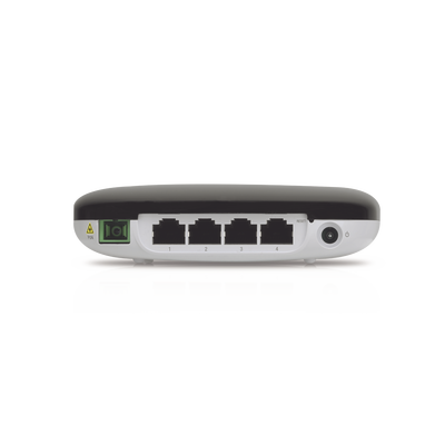 UFiber WiFi 802.11n GPON ONU, Unidad de red óptica con 1 puerto WAN GPON (SC/APC) + 4 puertos LAN Gigabit Ethernet