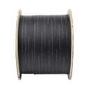 Carrete de 1 km de Fibra Óptica Drop, Interior/Exterior G.657A2 Monomodo de 1 hilo (unifibra), Dieléctrica, Forro Negro