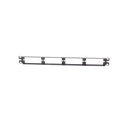 Patch Panel de Fibra Óptica, Para 4 Placas Acopladoras FAP o FMP, Color Negro, 1UR
