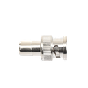 Adaptador en Línea para 75 Ohm, de Conector BNC Macho a RCA Hembra en Aplicaciones de Audio-Video para Cámaras, Monitores y DVR's.