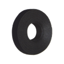 Rollo de Cinta de Contacto, de 15 Pies (4.5m) de Largo, 19.1 mm de Ancho, Color Negro