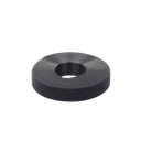 Rollo de Cinta de Contacto, de 15 Pies (4.5m) de Largo, 19.1 mm de Ancho, Color Negro