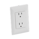 Contacto Inteligente de Pared Doble 120, 15A, con Supresor de Picos Tipo A.