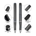 Cámara Oculta en Bolígrafo (Spyce Camera) /  Full HD / Grabación de Video y Audio / Captura de Fotos / Soporta Memoria Micro-SD de hasta 64G / Tiempo de Carga Aprox. 1 hora / Tiempo de Trabajo 120 min. / Incluye Cable de Carga.