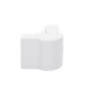 Esquinero exterior blanco para canaleta PT48 (6110-01002)