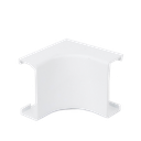Esquinero interior blanco de PVC auto extinguible, para canaleta PT48 (6120-01002