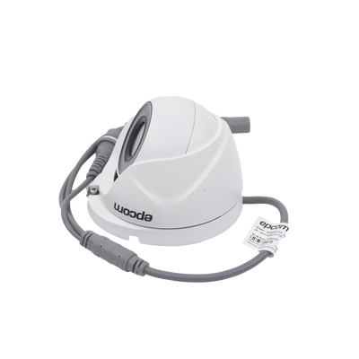 Turret TURBOHD 2 Megapixel (1080p) / METÁLICA / Gran Angular 103° / Lente 2.8 mm / IR EXIR 20 Mts / Exterior IP66 / TVI-AHD-CVI-CVBS / dWDR